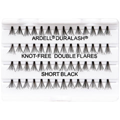 Ardell Duralash Double Up Individuals Knot Free - Short Black (Tray Shot)