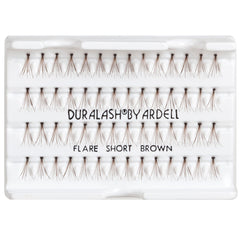 Ardell Duralash Flare Individual Lashes Short Brown (Tray Shot)