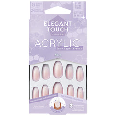 Elegant Touch Acrylic Salon Expert French False Nails No 2