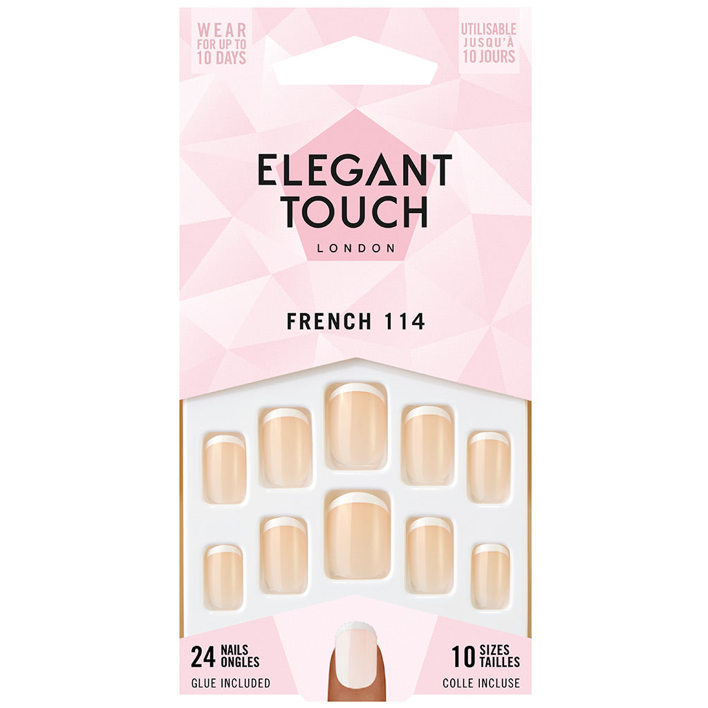 Elegant Touch False Nails French 114
