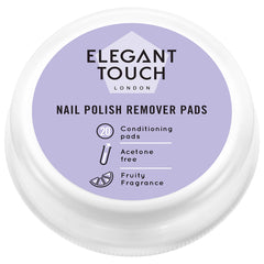 Elegant Touch Nail Polish Remover Pads (Angle Shot)