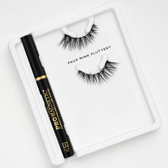 Eylure Pro Magnetic Faux Mink Lashes Fluttery - Tray Shot