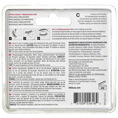 Kiss Brush-on Strip Lash Adhesive Clear (5g) (Back of Packaging)