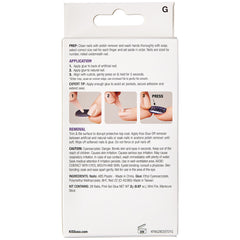 Kiss False Nails Gel Fantasy Nails - Wake Up Call (Back of Packaging)