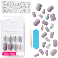 Kiss False Nails Gel Fantasy Nails - Wake Up Call (Open Pack)