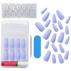 Kiss False Nails Gel Fantasy Sculpted Nails - Night After (Open Pack)