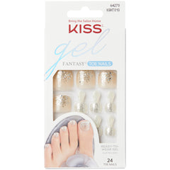 Kiss False Nails Gel Fantasy - Toe Nails