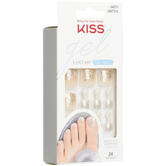 Kiss False Nails Gel Fantasy - Toe Nails (Angled Shot 1)