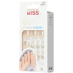 Kiss False Nails Gel Fantasy - Toe Nails (Angled Shot 2)