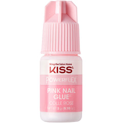 Kiss False Nails Powerflex Nail Glue - Pink Nail Glue (3g) (Open)