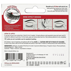 Kiss Lash Couture Faux Mink Collection - Little Black Dress (Back of Packaging)