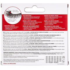 Kiss Lash Couture Faux Mink Collection - Midnight (Back of Packaging)
