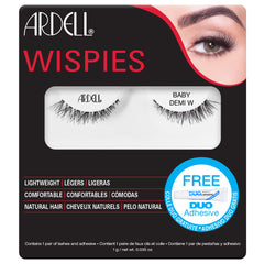 Ardell Baby Demi Wispies Lashes (with DUO Glue)