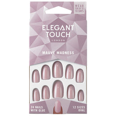 Elegant Touch Colour False Nails Mauve Madness