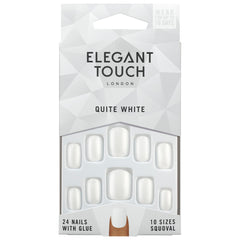 Elegant Touch Colour False Nails Quite White