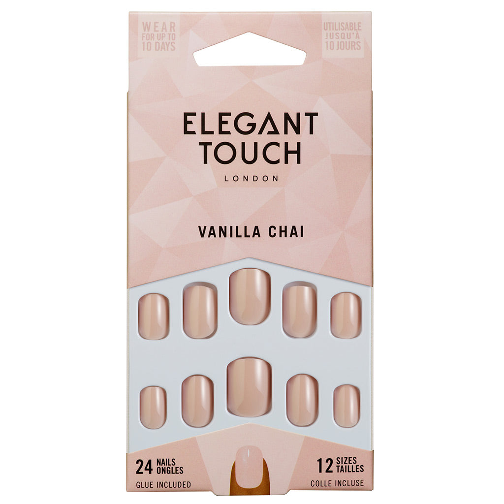 Elegant Touch Luxe Looks False Nails Vanilla Chai