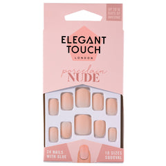 Elegant Touch Nude False Nails Porcelain