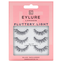 Eylure Fluttery Light Lashes 117 Multipack (3 Pairs)