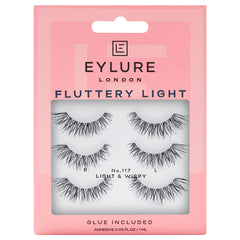 Eylure Fluttery Light Lashes 117 Multipack (3 Pairs)