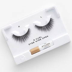 Eylure Lash Lift Lashes D Curl Eyes Wide Open - Tray Shot