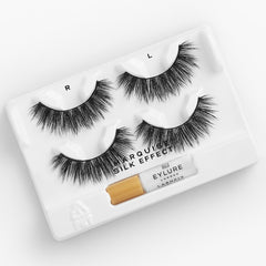 Eylure Luxe Silk Lashes Marquise Twin Pack - Tray Shot