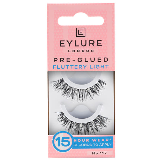 Eylure Pre-Glued Fluttery Light Lashes 117