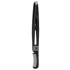 Eylure Slant Tip Tweezers with Comb - Loose
