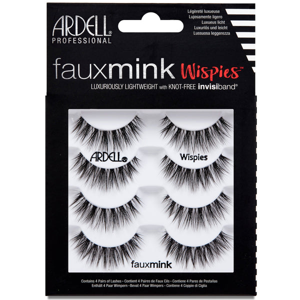 Ardell Faux Mink Lashes Wispies Multipack (4 Pairs)