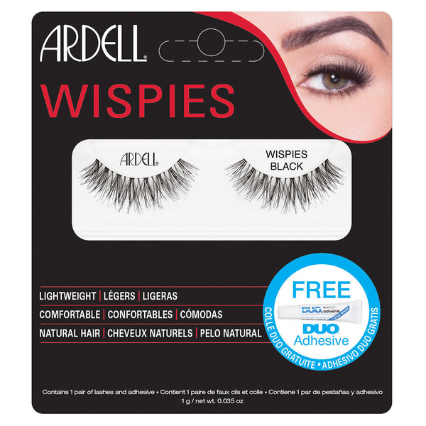 Wispies Lashes Black (with DUO Glue)