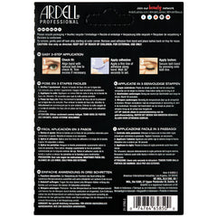 Ardell Lashes Wispies Multipack (6 Pairs) (Back of Packaging)