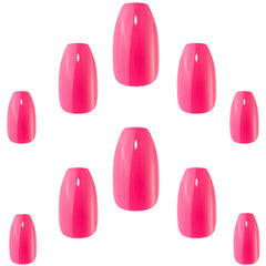 Elegant Touch False Nails Acrylic Colour Infusions - Watermelon Wonder (Loose)