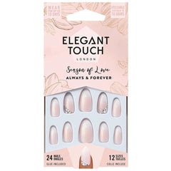 Elegant Touch Season Of Love False Nails Stiletto Short Length - Always & Forever