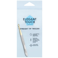 Elegant Touch Classic Straight Tip Tweezer 