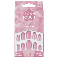 Elegant Touch Colour False Nails Petal Pink