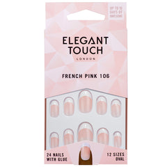 Elegant Touch False Nails French Pink 106
