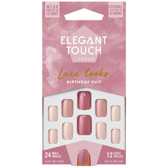 Elegant Touch Luxe Looks False Nails Birthday Suit