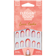 Elegant Touch Luxe Looks False Nails Hot Tip