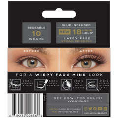 Eylure Luxe Faux Mink Lashes Florentine - Back of Packaging