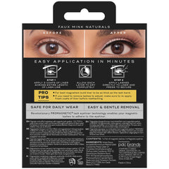 Eylure Pro Magnetic Faux Mink Lashes Naturals - Back of Packaging