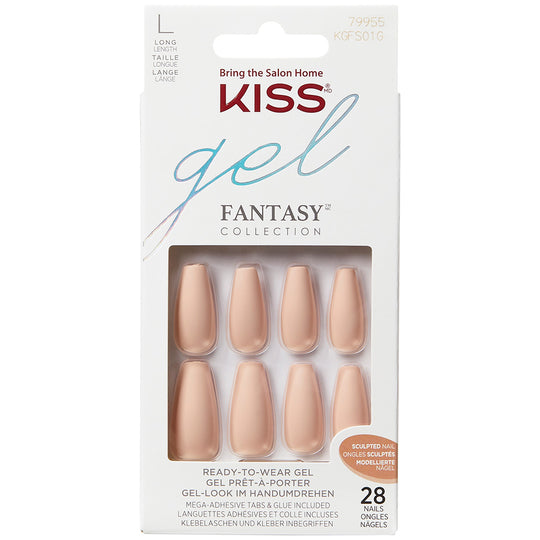Kiss False Nails Gel Fantasy Sculpted Nails - 4 The Cause