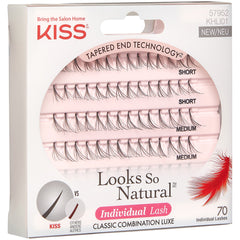 Kiss Haute Couture Individual Lashes - Classic Combination (Angled Shot 1)