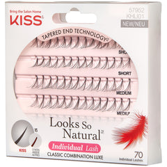 Kiss Haute Couture Individual Lashes - Classic Combination (Angled Shot 2)