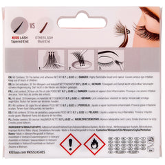 Kiss Haute Couture Trio Lashes - Short Combo (Back of Packaging)