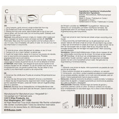 Kiss Individual Lash Adhesive Clear (6g) (Back of Packaging)