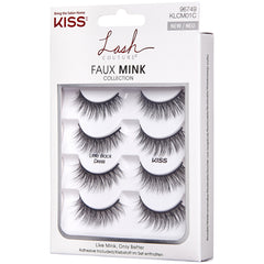 Kiss Lash Couture Faux Mink Collection - Little Black Dress (Multipack) (Angled Shot 2)