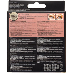 Kiss Magnetic Eyeliner & Lash Kit - Charm (Back of Packaging)