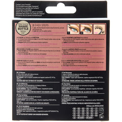 Kiss Magnetic Eyeliner & Lash Kit - Entice (Back of Packaging)