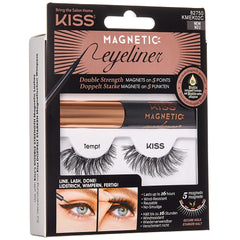 Kiss Magnetic Eyeliner & Lash Kit - Tempt (Angled Shot 1)