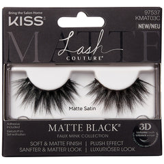 Kiss Matte Black Faux Mink Collection - Matte Satin