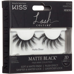 Kiss Matte Black Faux Mink Collection - Matte Sheer (Angled Shot 1)